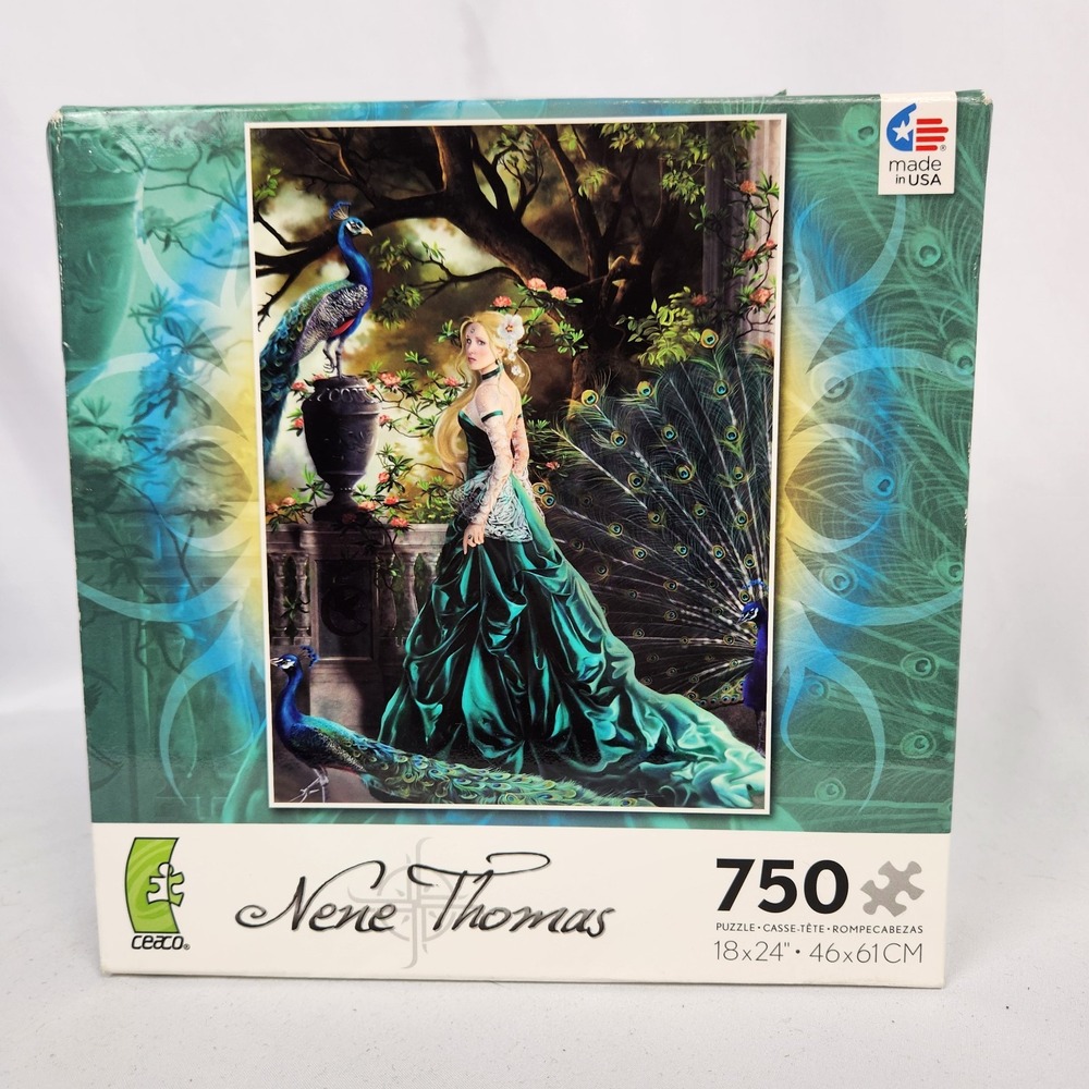 New Sealed Ceaco "Emerald Hawthorne" by Nene Thomas 1000 Pc Puzzle 20" X‎ 27"